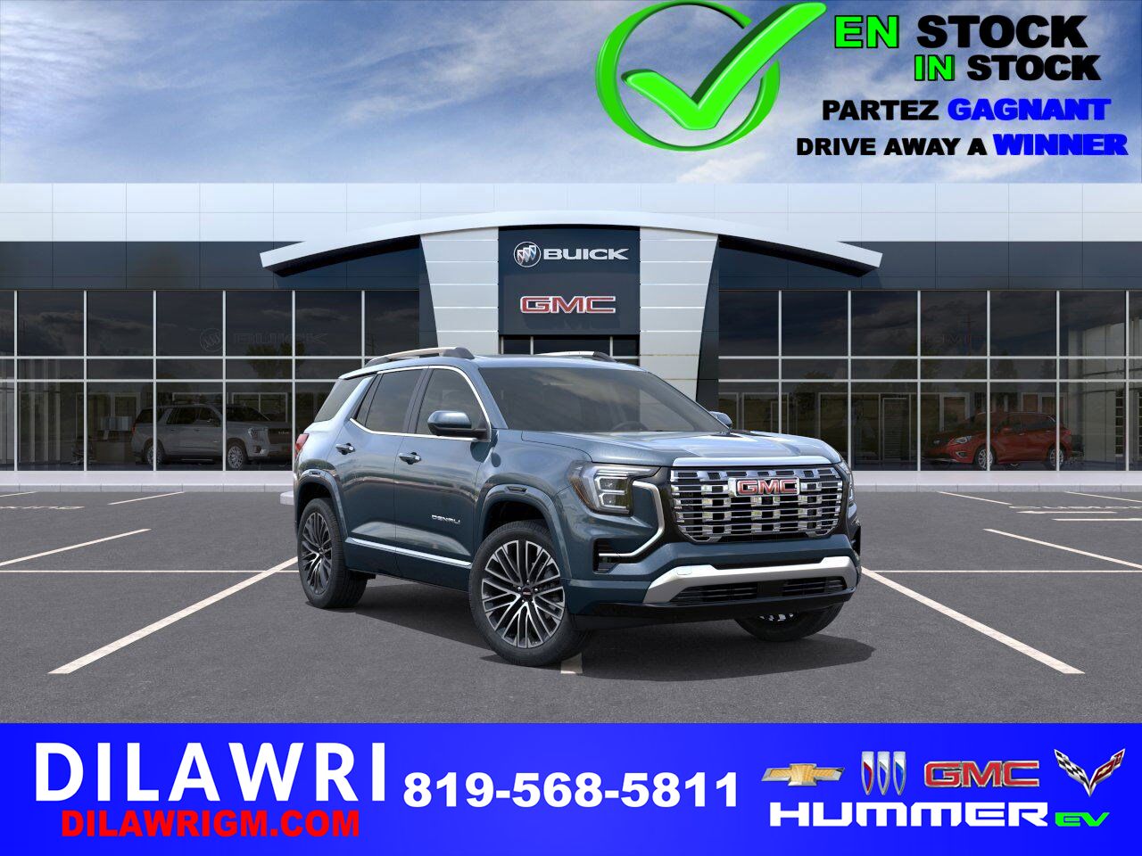 2026 GMC Terrain Traction int&eacute;grale 4 portes Denali Downpour Metallic Ottawa & Gatineau - photo #0