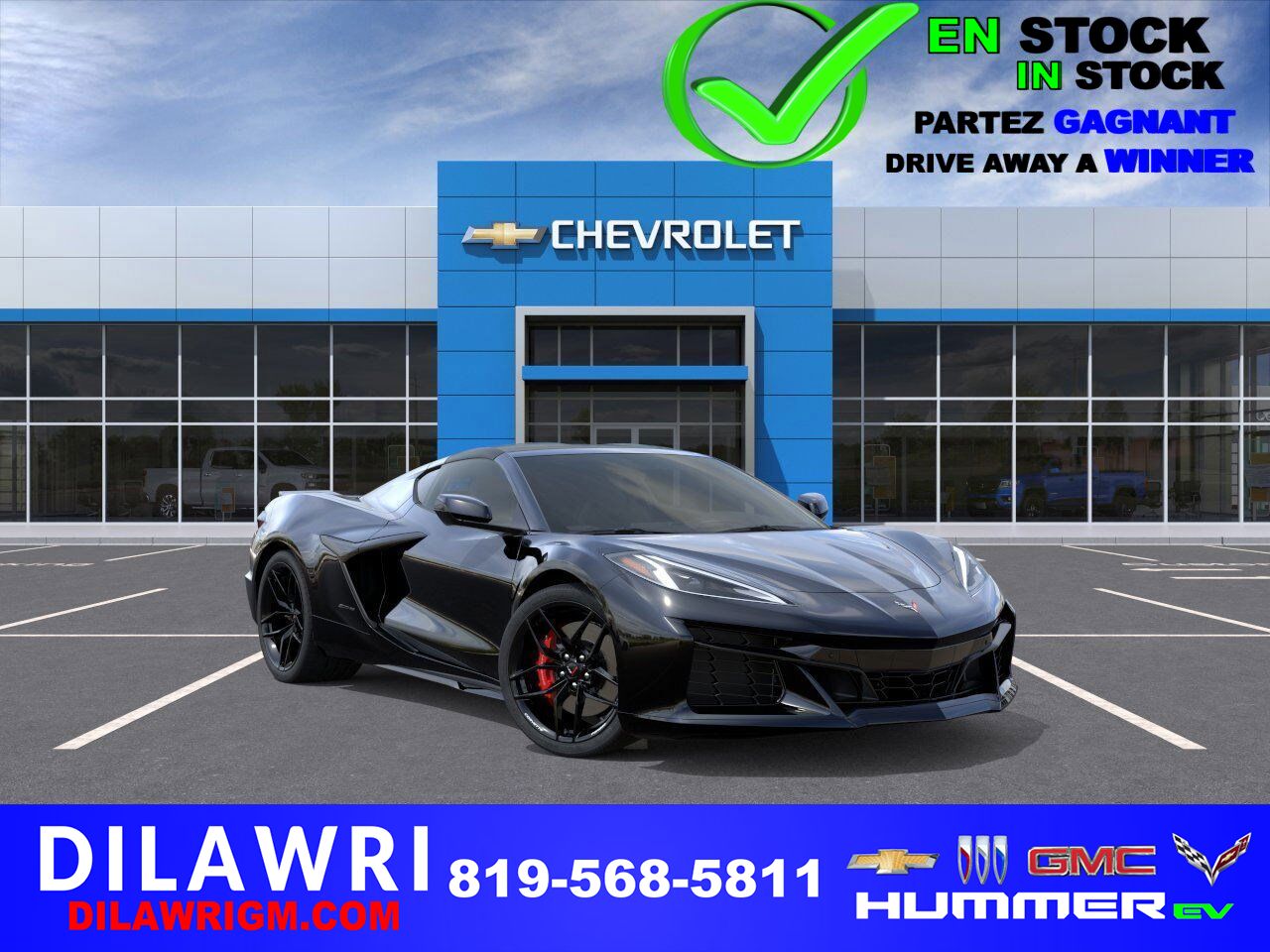 Chevrolet Corvette Z06 coup&eacute; 2 portes avec 3LZ 2025 NOIR Gatineau - photo #0