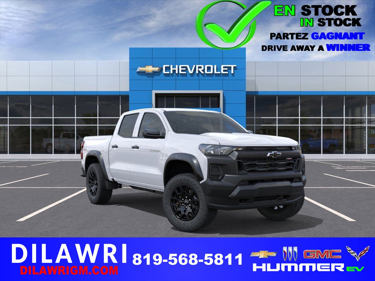 2026 Chevrolet Colorado Trail Boss cabine multiplace 4RM SUMMIT WHITE Gatineau - photo #0
