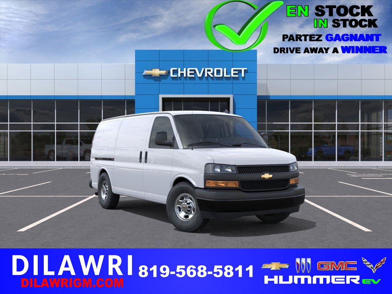 2025 Chevrolet Express Cargo Van Traction arri&egrave;re 2500 135 po Summit White Ottawa & Gatineau - photo #0