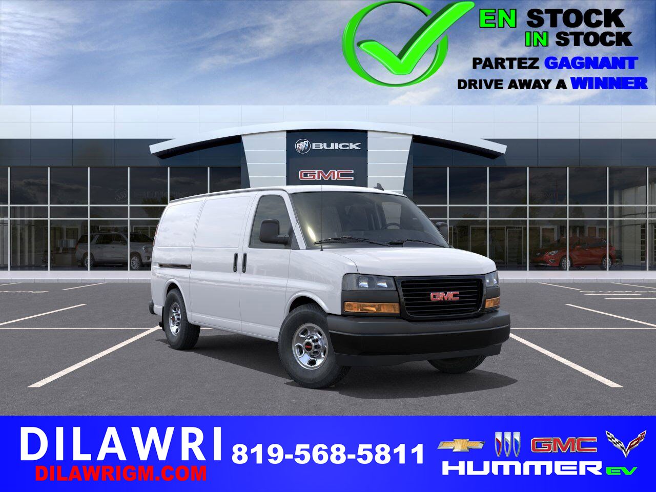 GMC Fourgonnette Savana utilitaire Traction arri&egrave;re 2500 135 po 2025 BLANC SOMMET Gatineau - photo #0