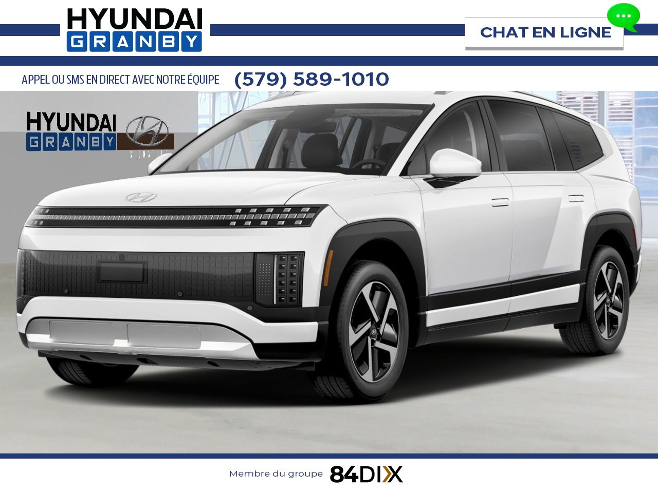 HYUNDAI IONIQ 9 2026 Blanc &agrave; th&eacute;matique Serenity Granby - photo #0