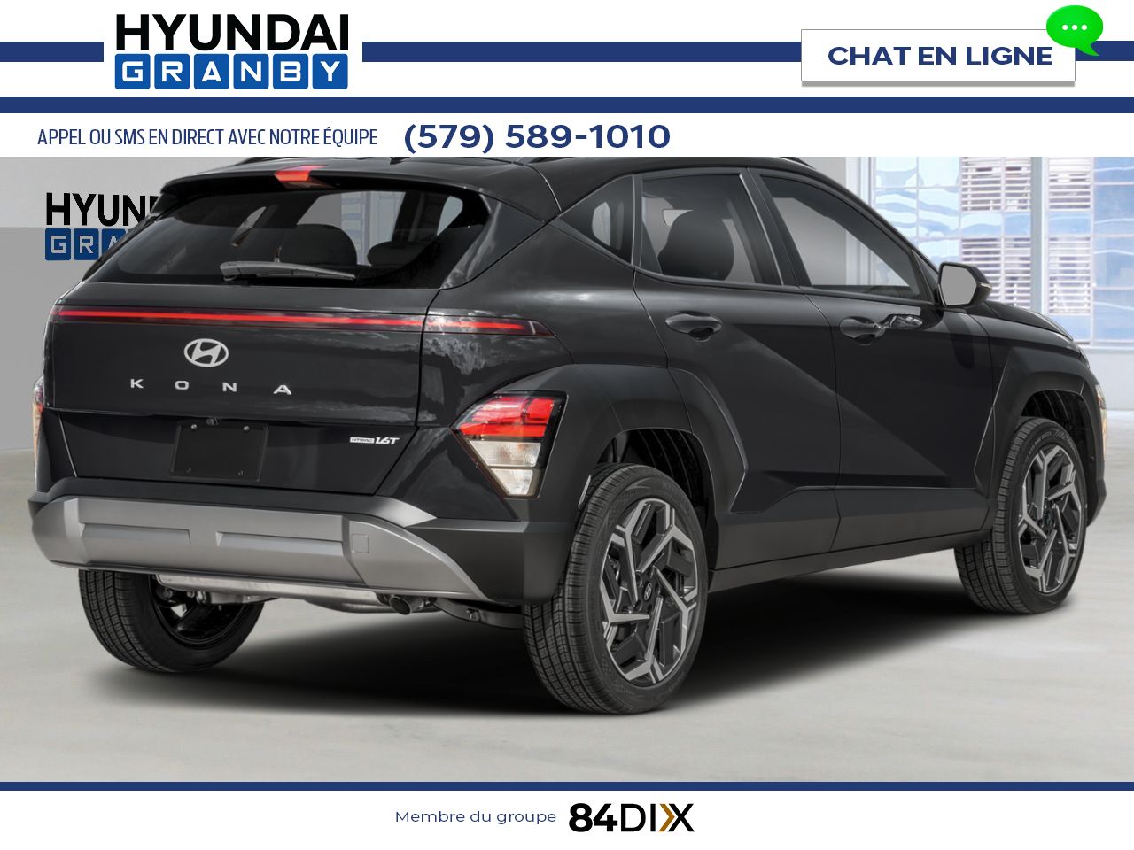 HYUNDAI Kona 2026 Noir abysse Granby - photo #2