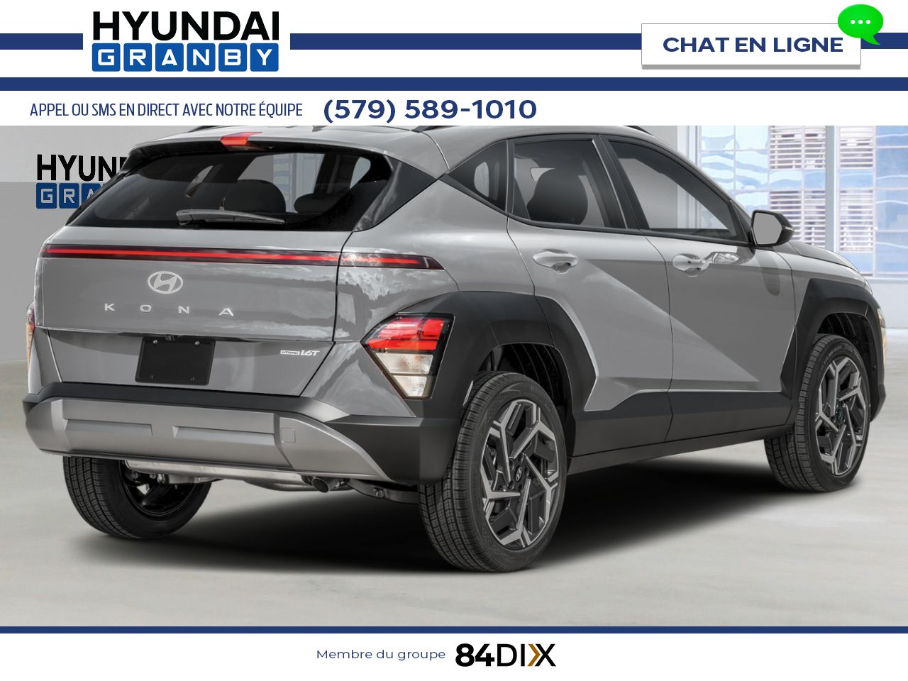 HYUNDAI Kona 2026 Cybergris Granby - photo #2