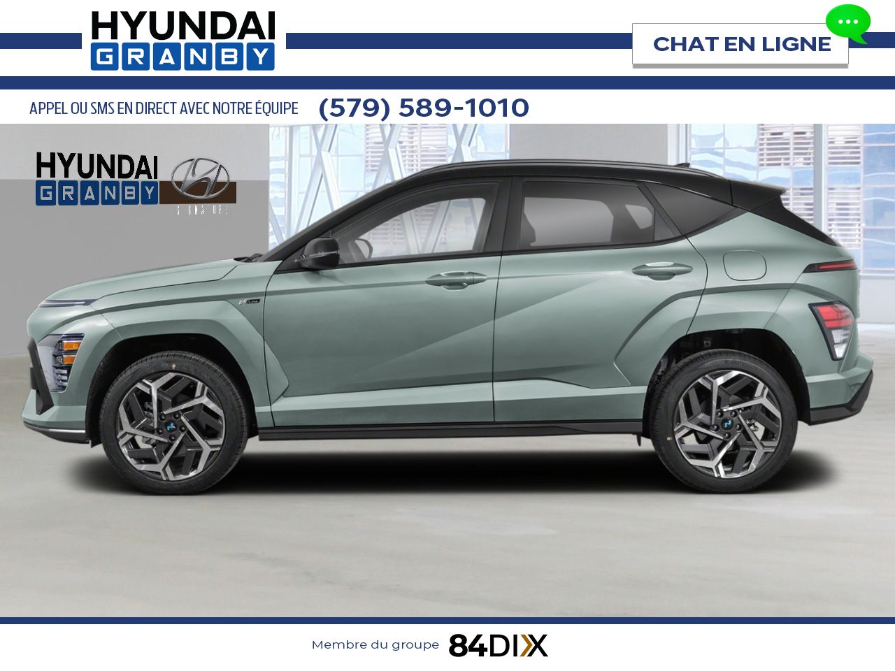 2026 HYUNDAI Kona Mirage Green w/Abyss Black Roof Granby - photo #1