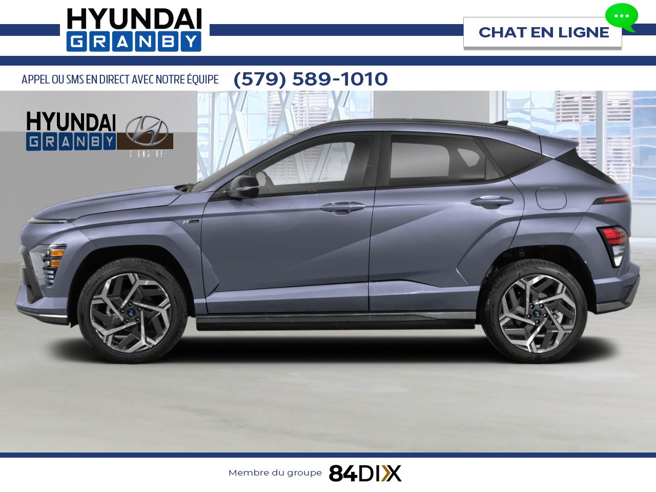 HYUNDAI Kona 2026 Bleu Meta Granby - photo #1