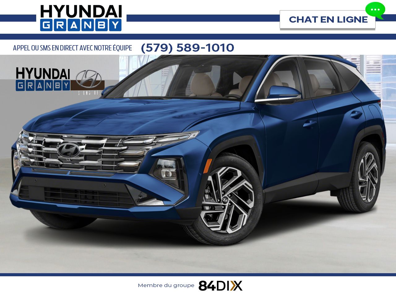 HYUNDAI Tucson 2026 Bleu oc&eacute;an Granby - photo #0