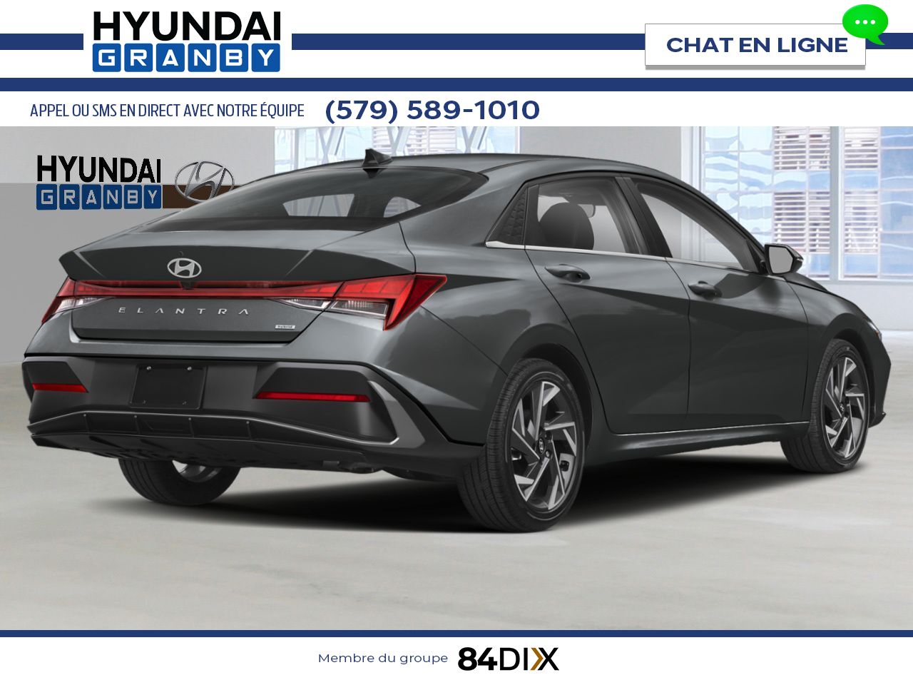 HYUNDAI Elantra hybride 2026 Gris &eacute;cotronique Granby - photo #2