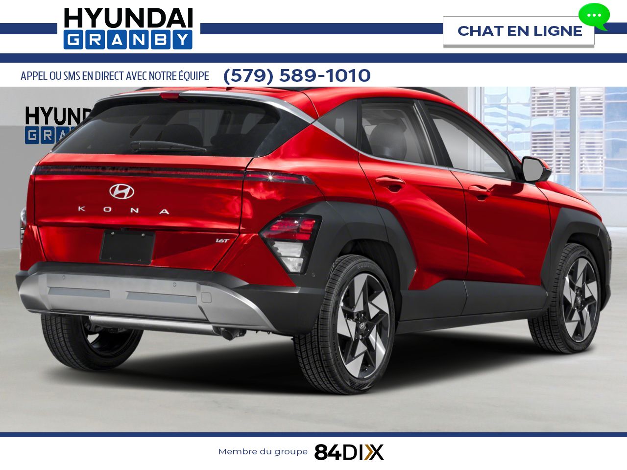HYUNDAI Kona 2026 Rouge ultime Granby - photo #1