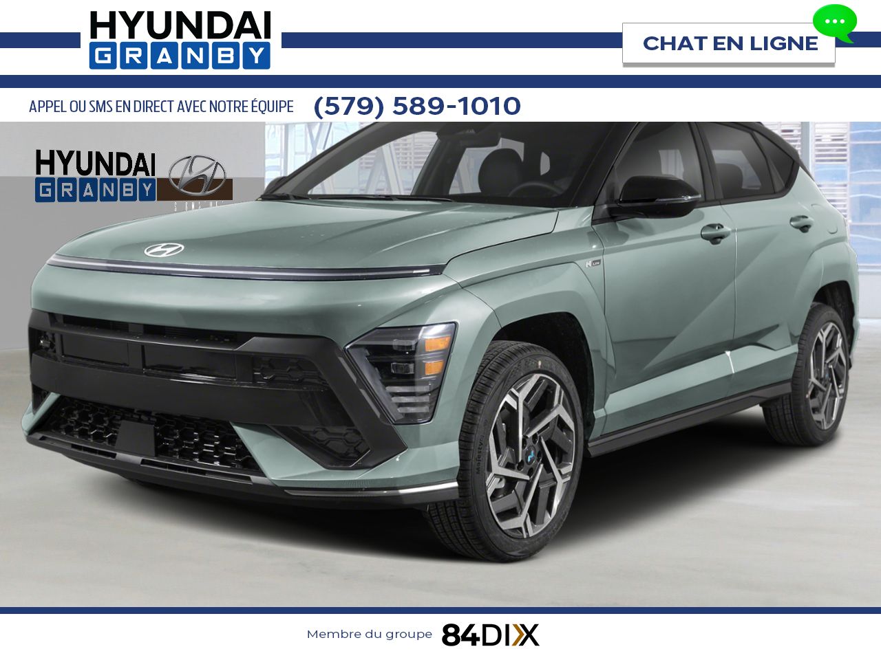 2026 HYUNDAI Kona Mirage Green w/Abyss Black Roof Granby - photo #0