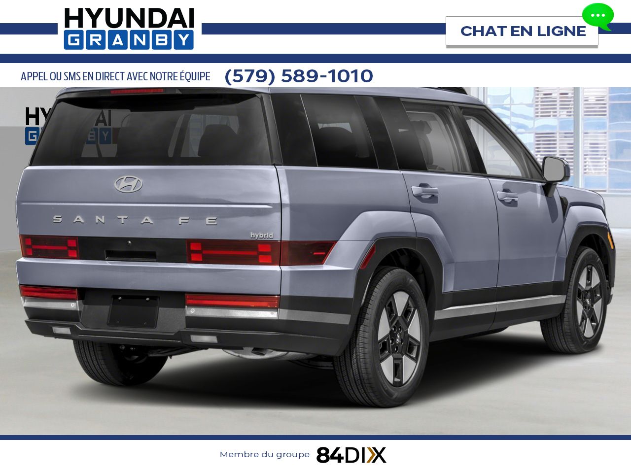 2026 HYUNDAI Santa Fe Hybrid Pebble Blue Granby - photo #2