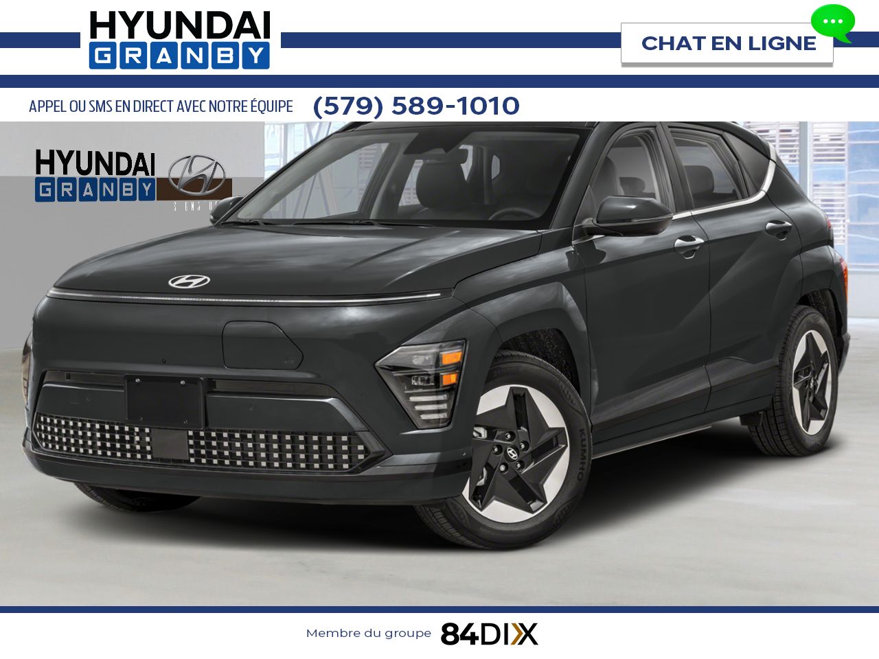 2026 HYUNDAI Kona Electric Ecotronic Grey Matte Granby - photo #0