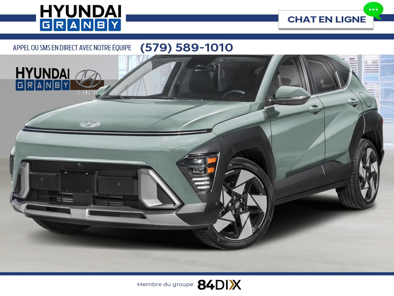 HYUNDAI Kona 2026 Vert mirage Granby - photo #0