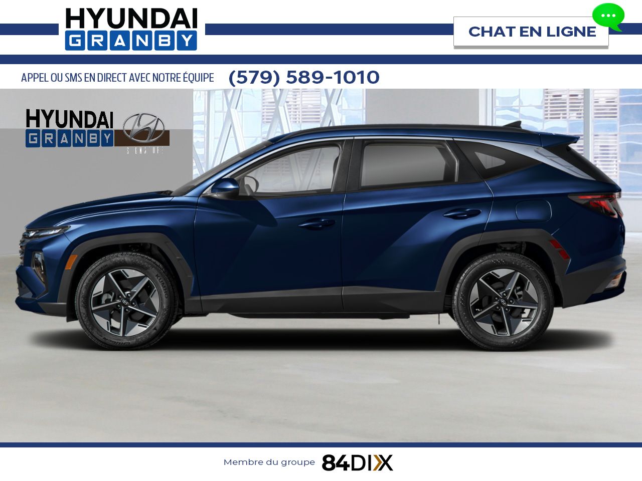 HYUNDAI Tucson 2026 Bleu oc&eacute;an Granby - photo #1