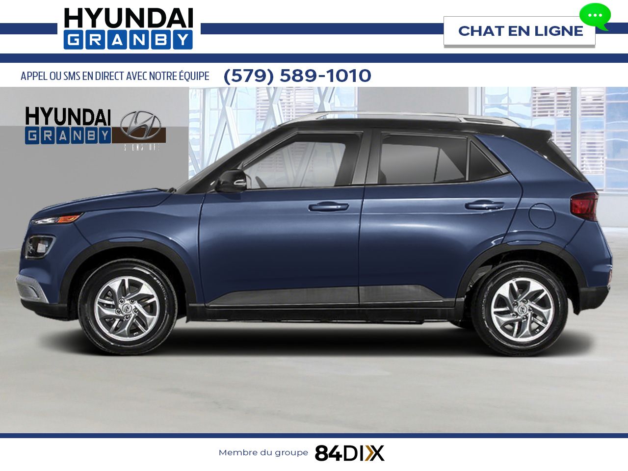 2026 HYUNDAI Venue Denim w/White Roof Granby - photo #1