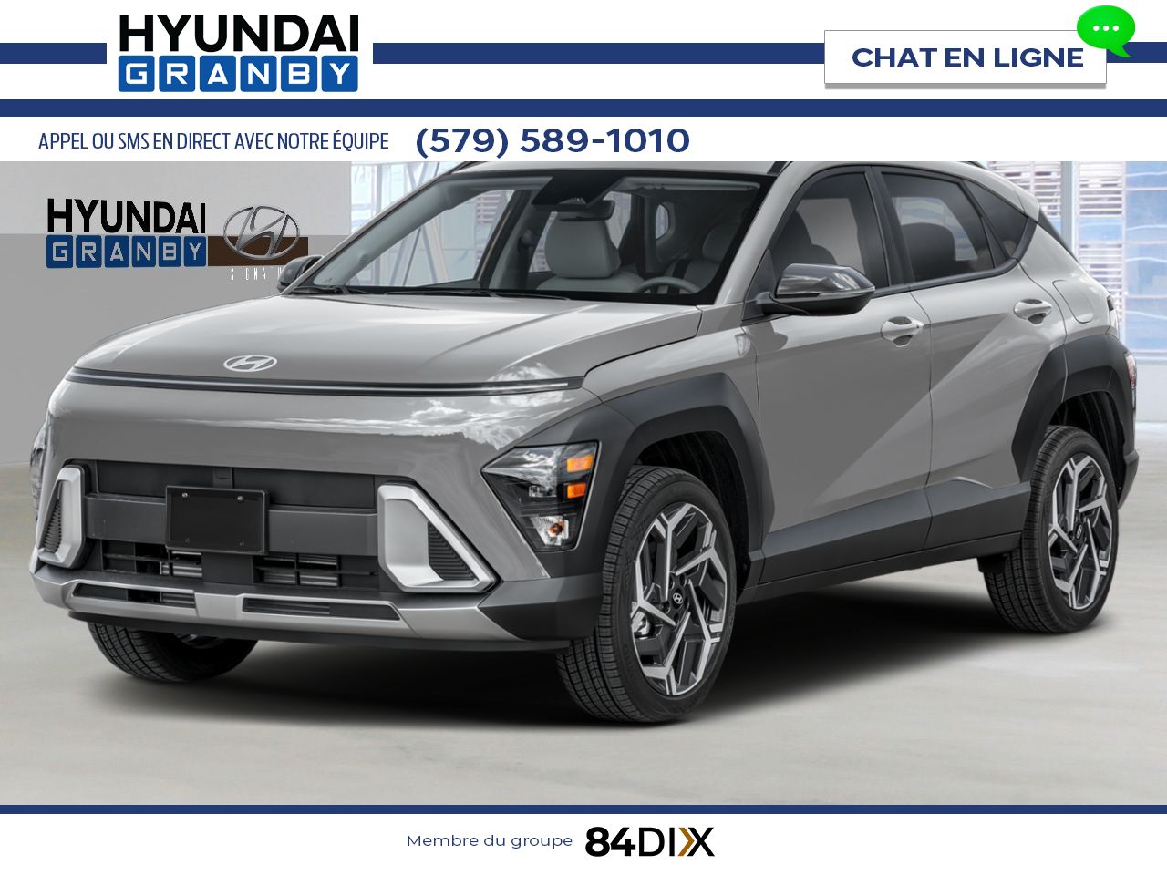 HYUNDAI Kona 2026 Cybergris Granby - photo #0