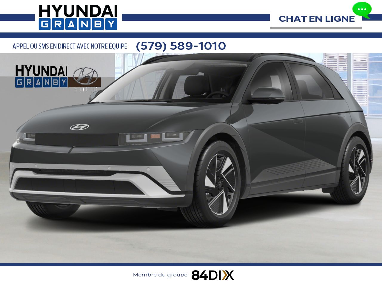 HYUNDAI IONIQ 5 2026 Gris &eacute;cotronique mat Granby - photo #0