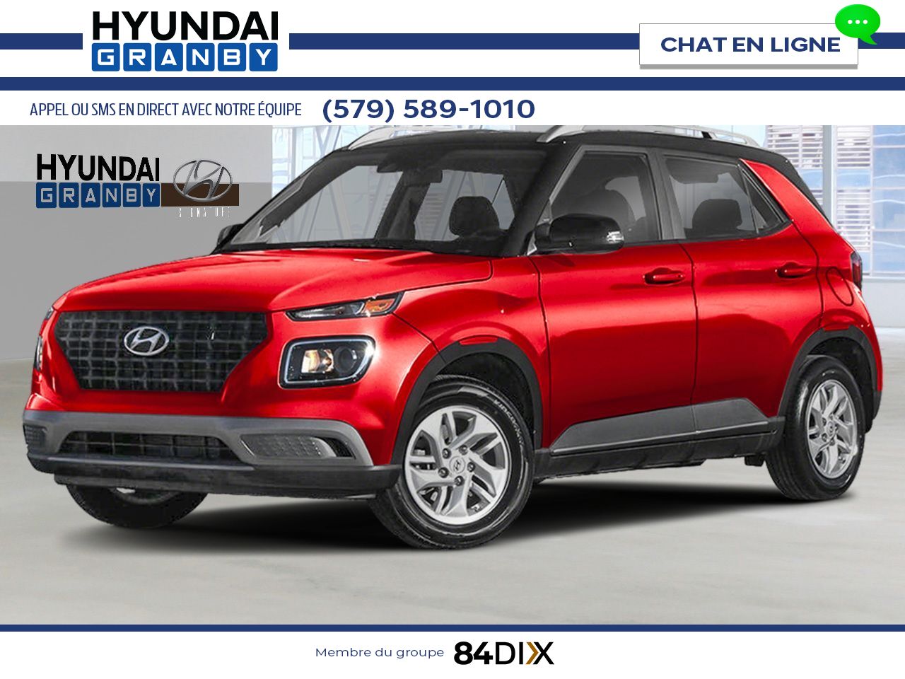 2026 HYUNDAI Venue Ultimate Red w/Black Roof Granby - photo #0