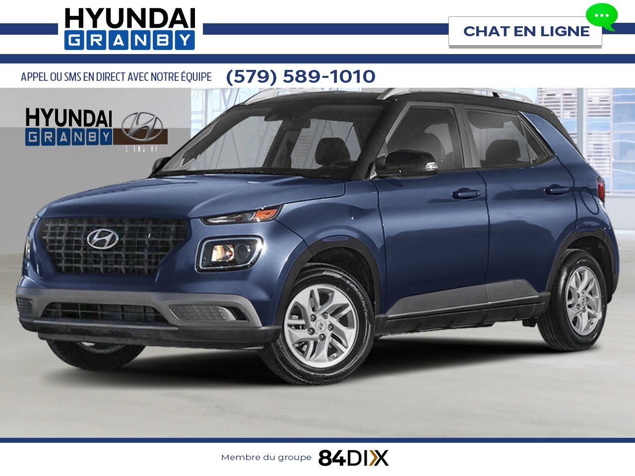 2026 HYUNDAI Venue Denim w/White Roof Granby - photo #0