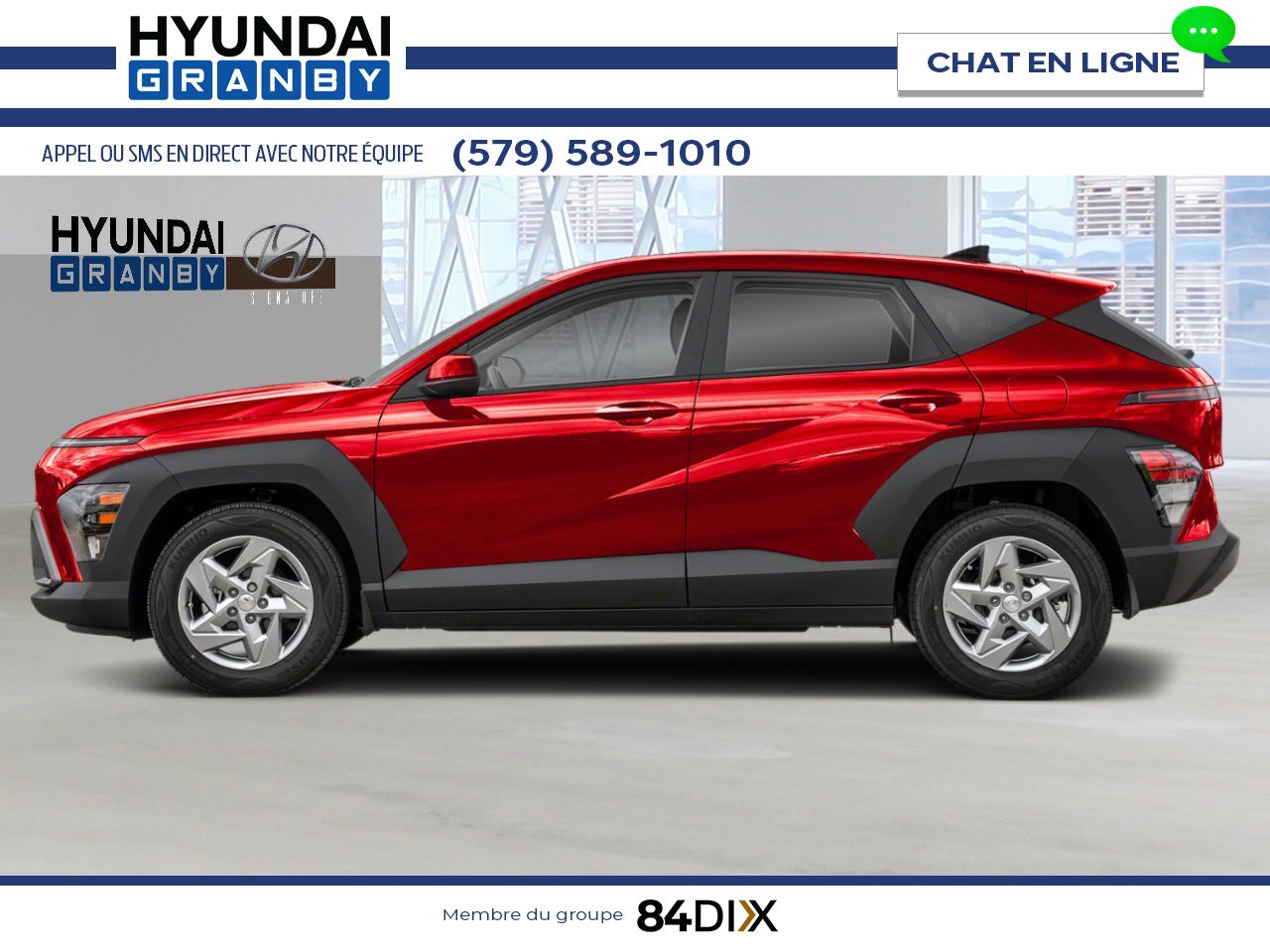 HYUNDAI Kona 2026 Rouge ultime Granby - photo #1