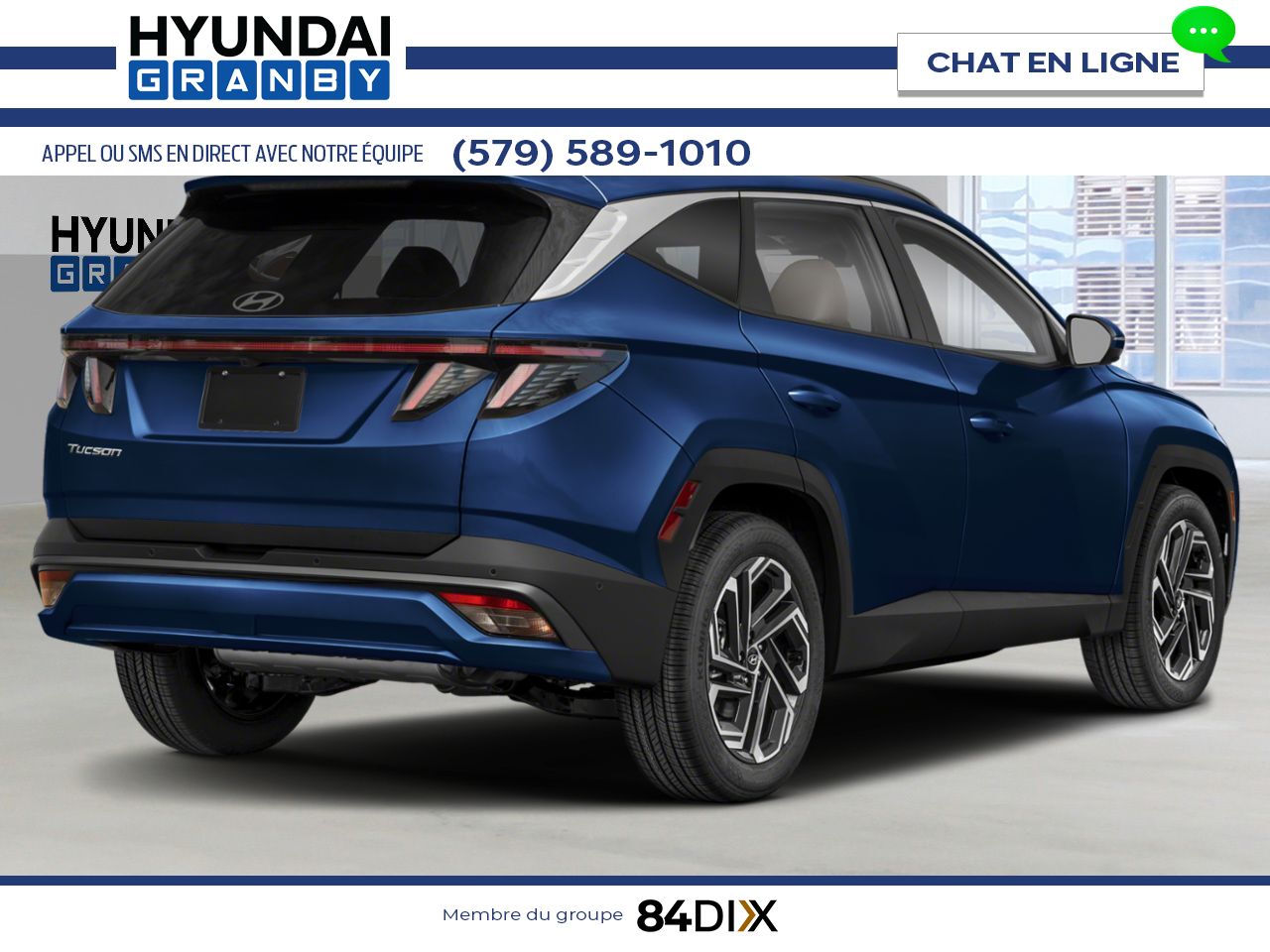 HYUNDAI Tucson 2026 Bleu oc&eacute;an Granby - photo #2