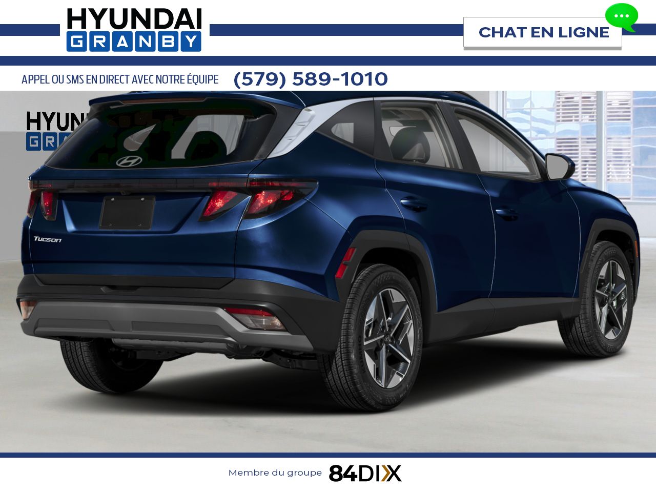 HYUNDAI Tucson 2026 Bleu oc&eacute;an Granby - photo #2