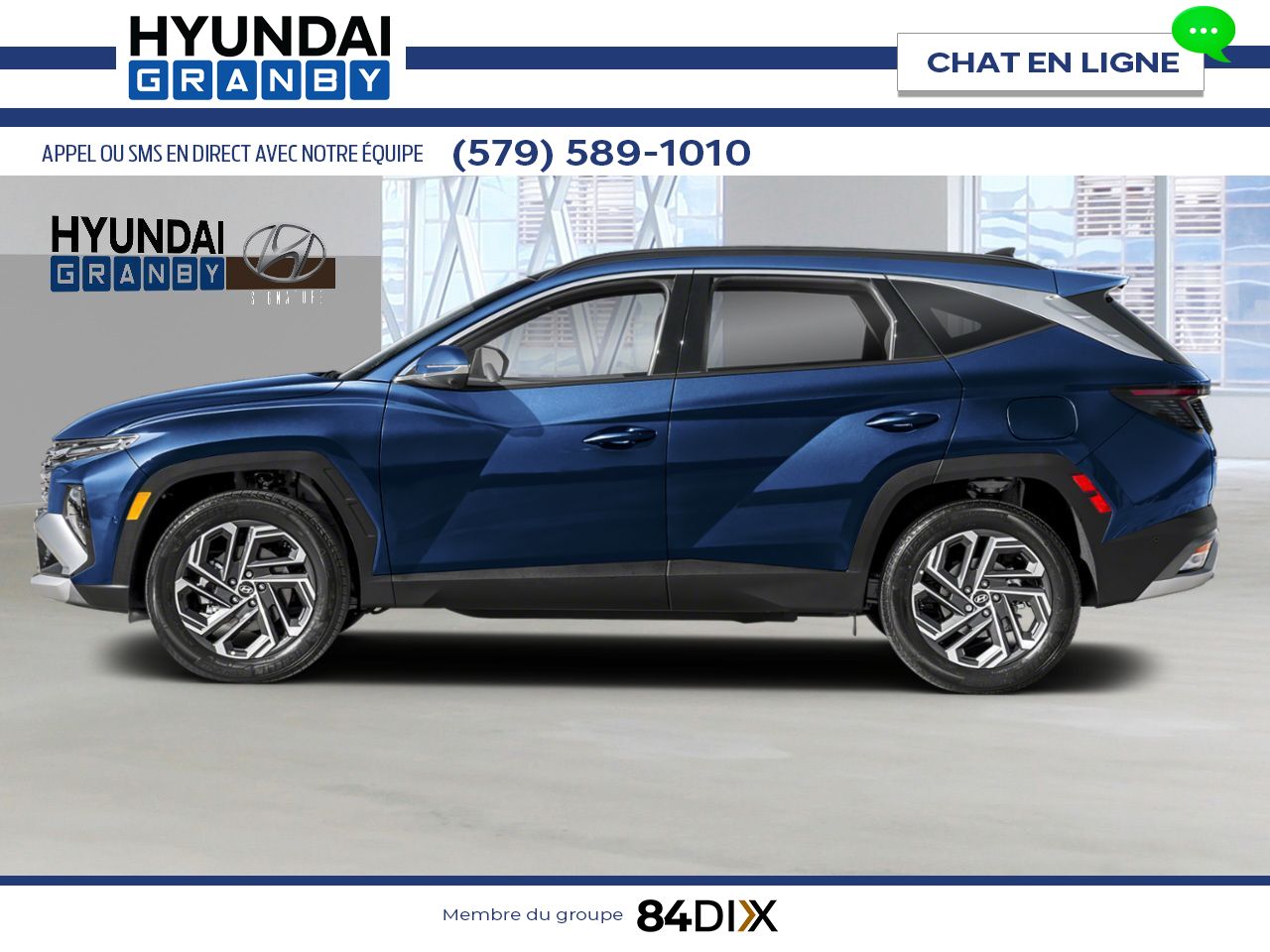 HYUNDAI Tucson hybride 2025 Bleu oc&eacute;an Granby - photo #1