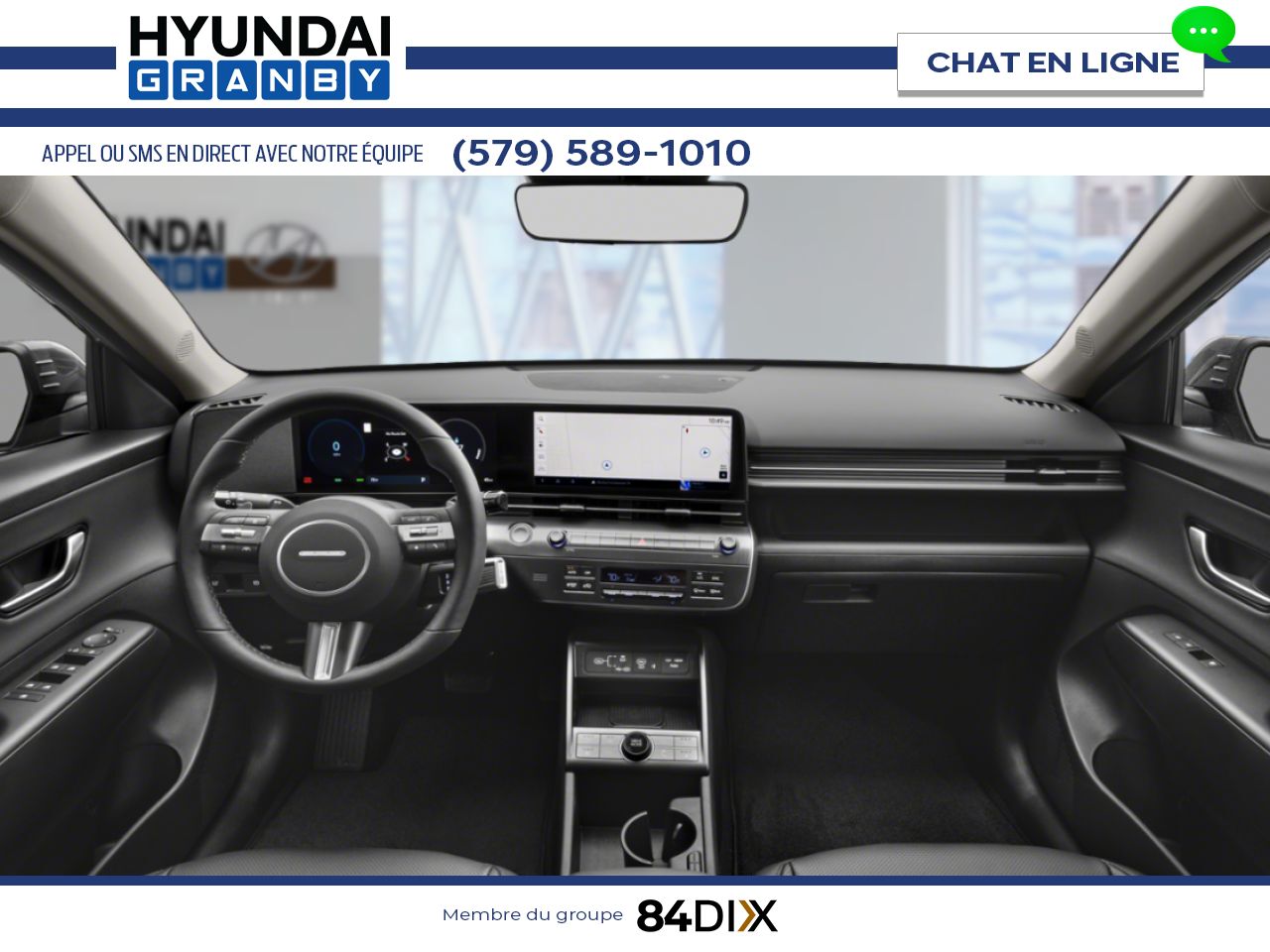 HYUNDAI Kona &eacute;lectrique 2026 Bleu Meta Granby - photo #5