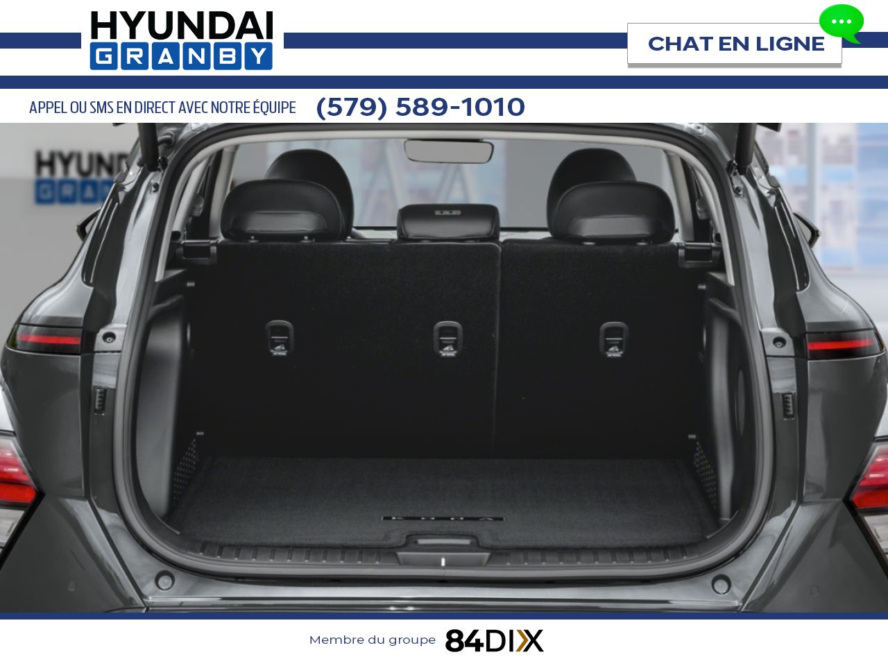 HYUNDAI Kona &eacute;lectrique 2026 Bleu Meta Granby - photo #12