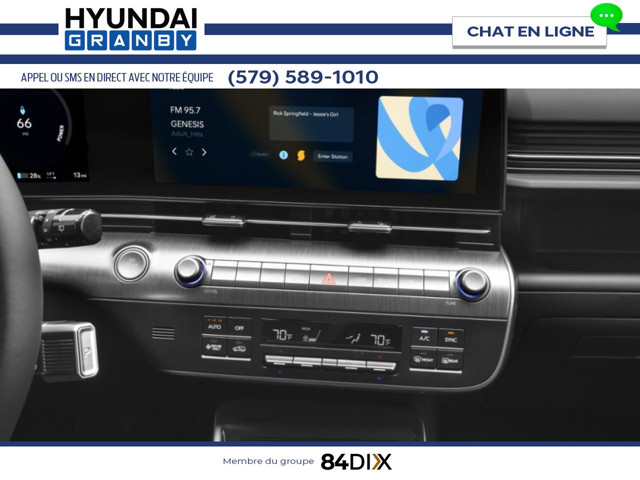 HYUNDAI Kona &eacute;lectrique 2026 Rouge ultime Granby - photo #10