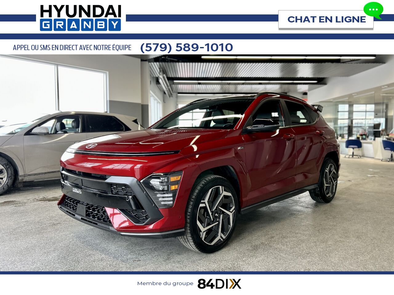 2024 Hyundai Kona Red Granby - photo #3