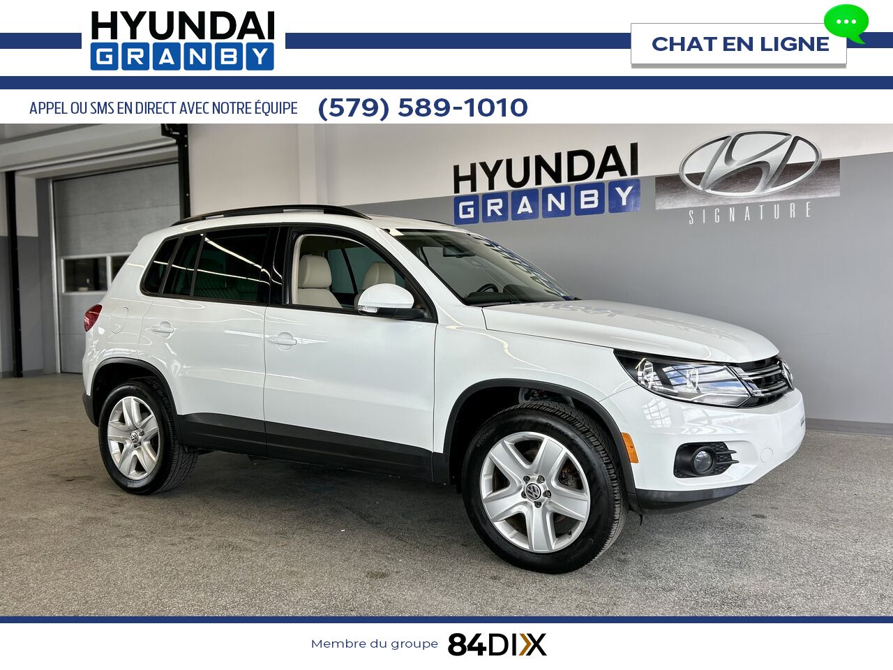 2016 Volkswagen Tiguan White Granby - photo #0