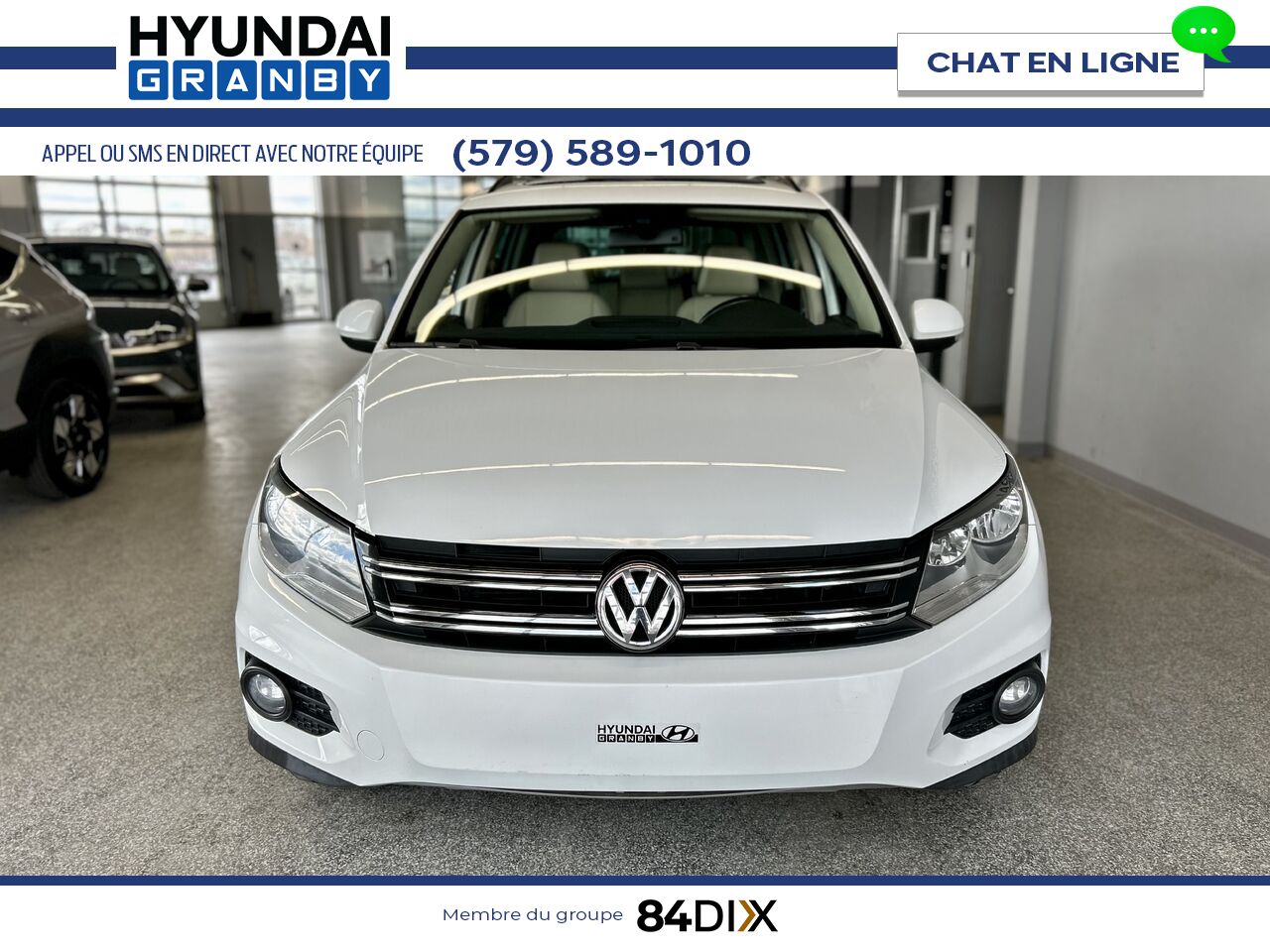 2016 Volkswagen Tiguan White Granby - photo #2