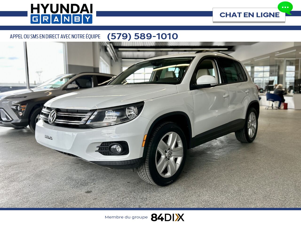 2016 Volkswagen Tiguan White Granby - photo #3