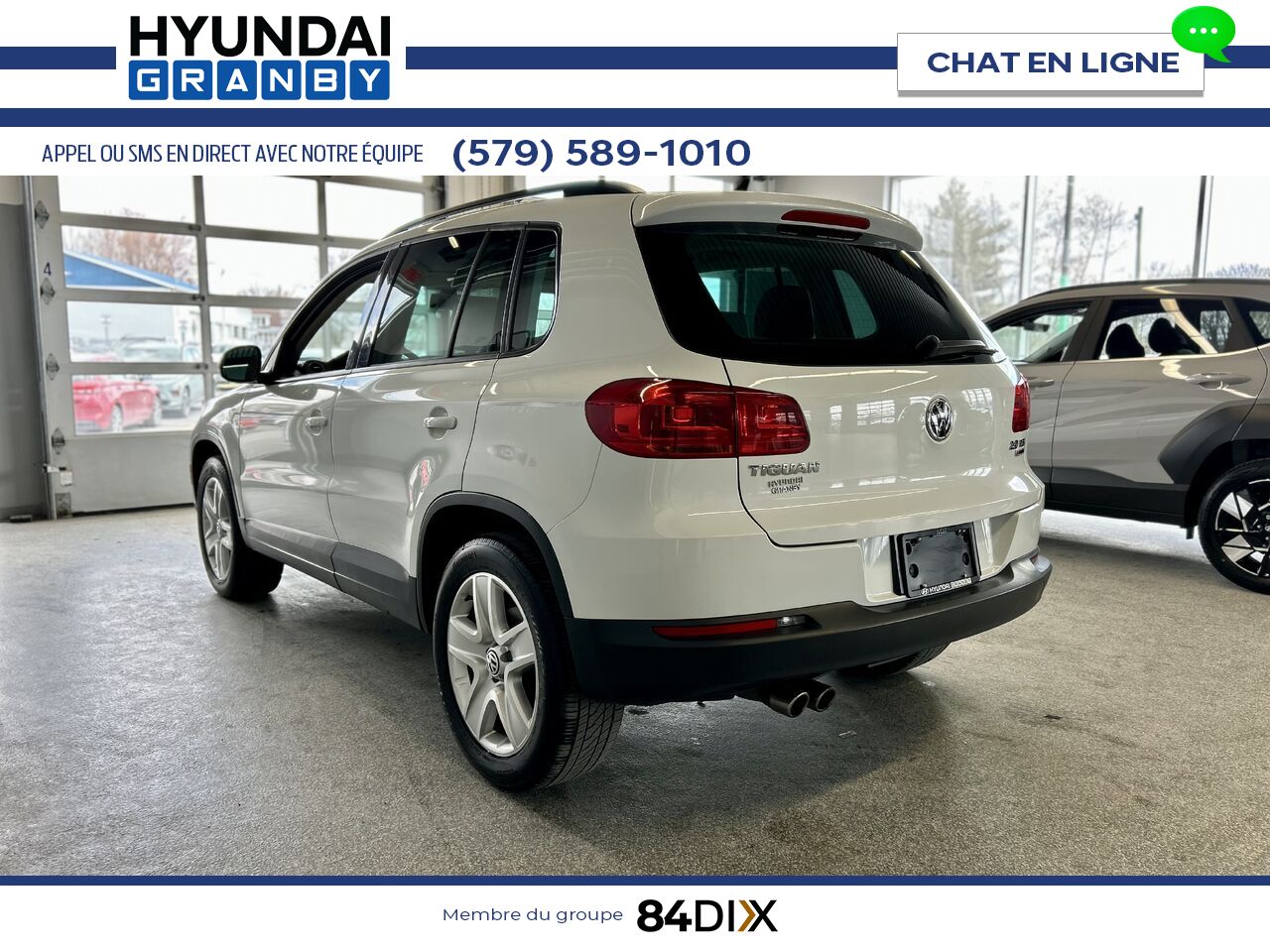 2016 Volkswagen Tiguan White Granby - photo #4