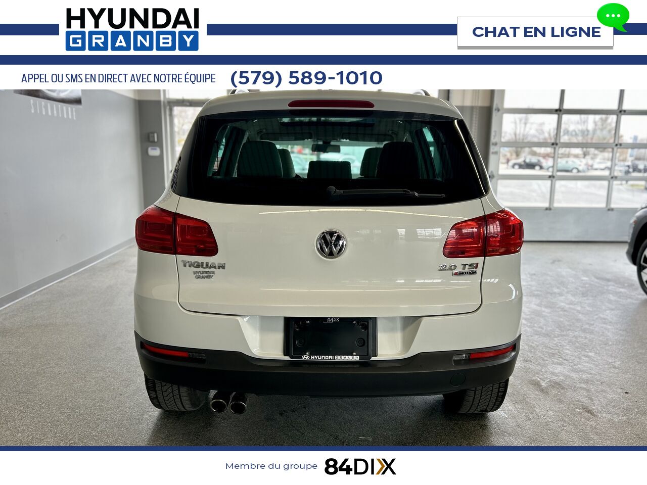 2016 Volkswagen Tiguan White Granby - photo #5