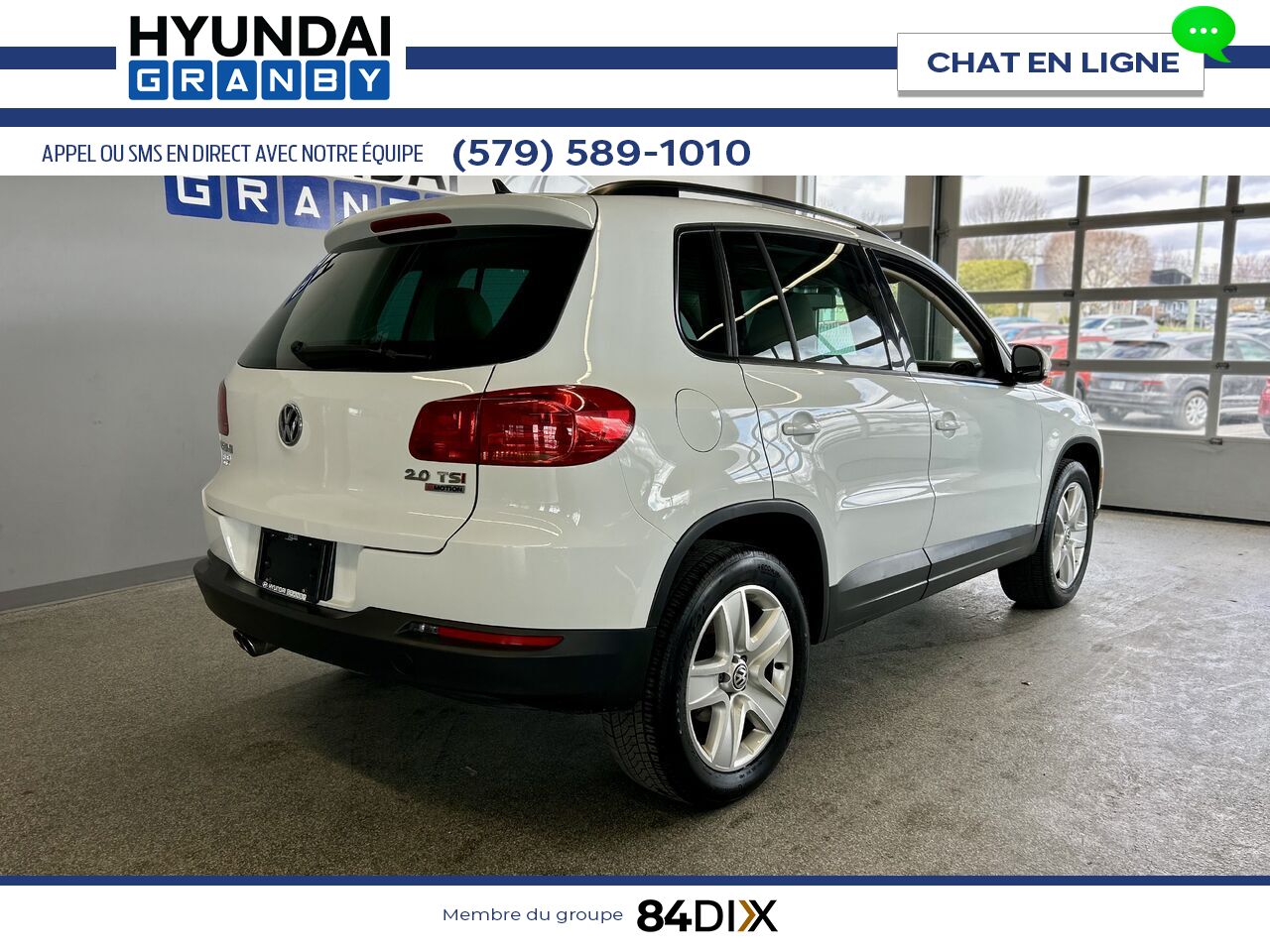 2016 Volkswagen Tiguan White Granby - photo #6