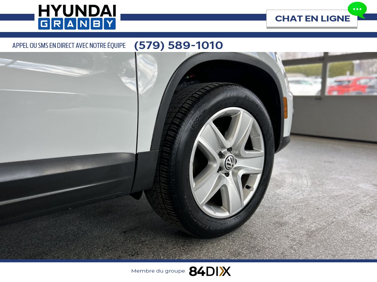 2016 Volkswagen Tiguan White Granby - photo #8