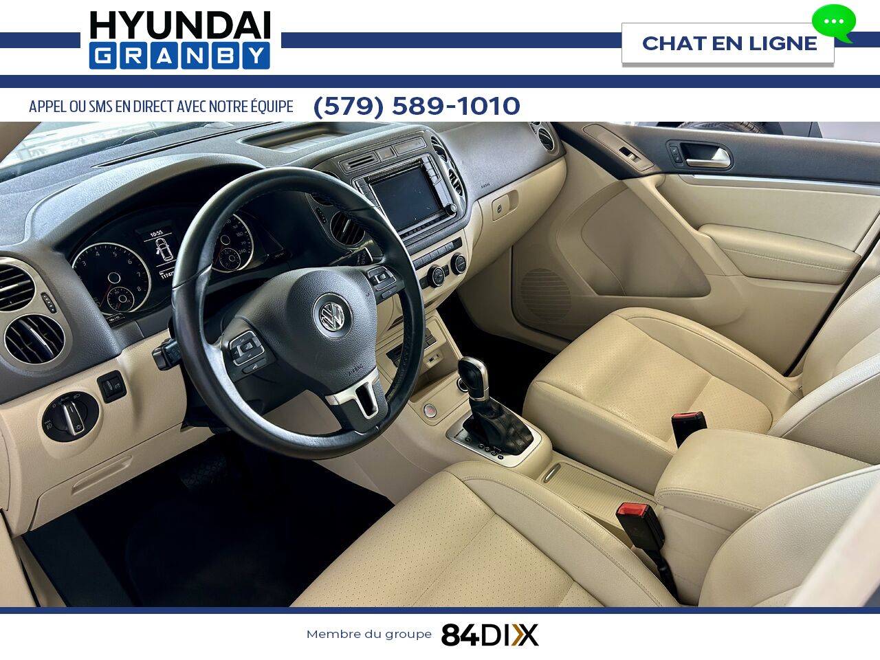 2016 Volkswagen Tiguan White Granby - photo #9