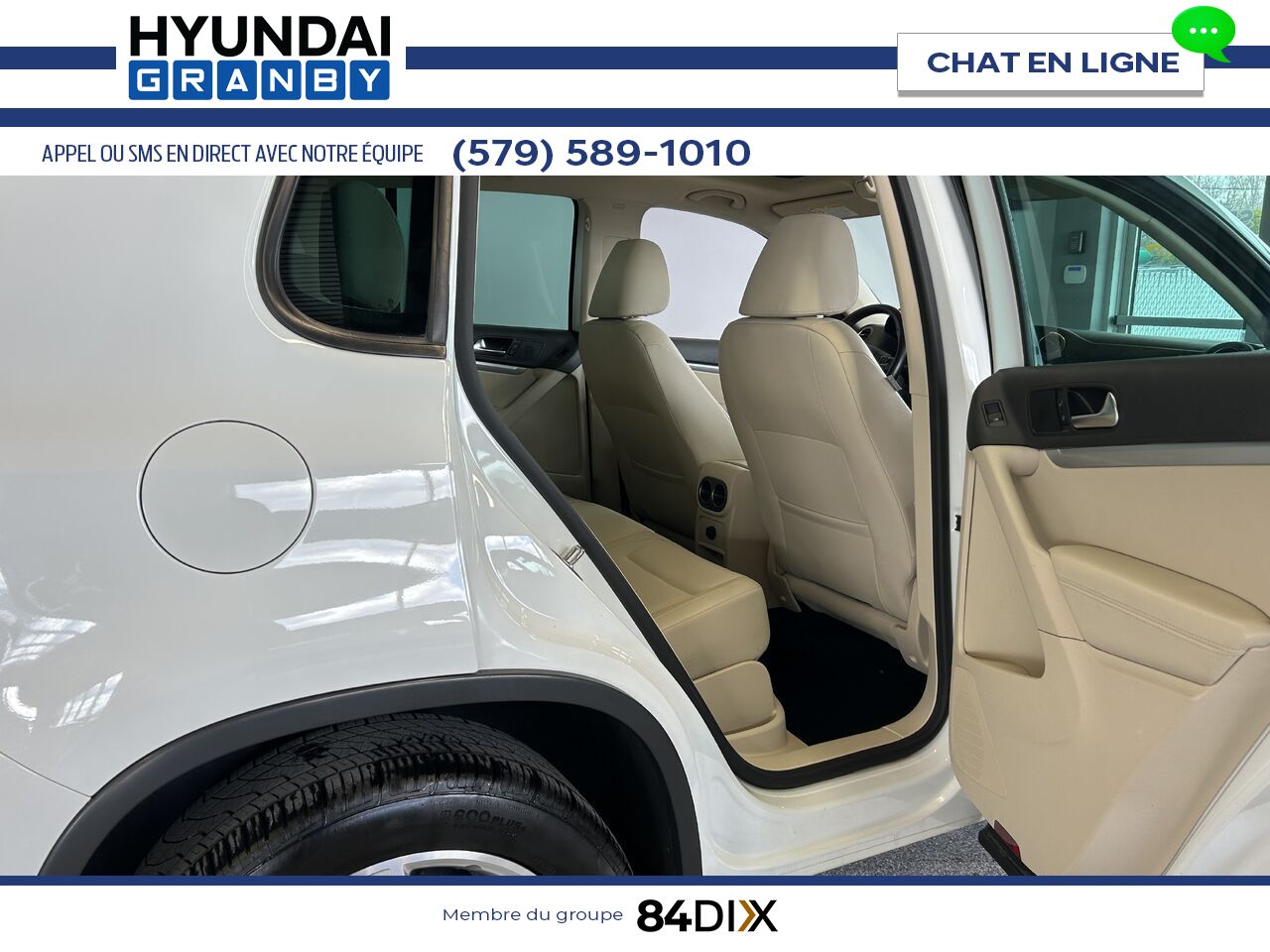 2016 Volkswagen Tiguan White Granby - photo #27