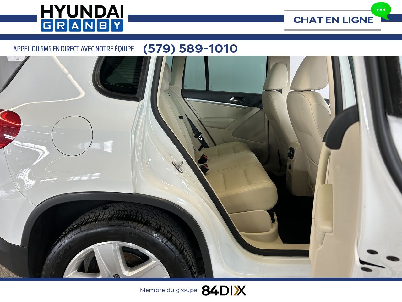 2016 Volkswagen Tiguan White Granby - photo #28