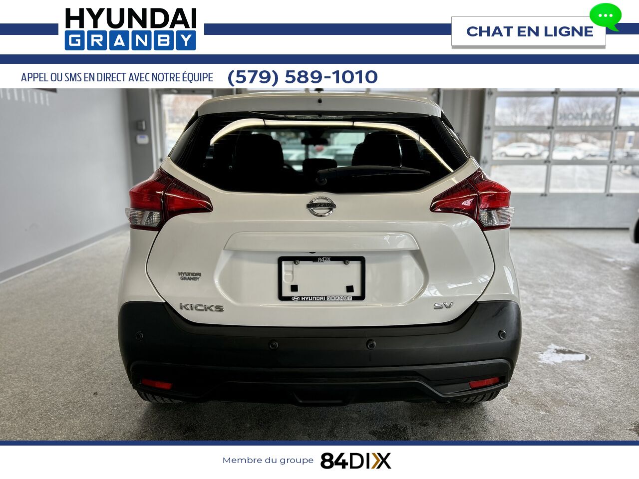 Nissan Kicks 2020 Blanc Granby - photo #5