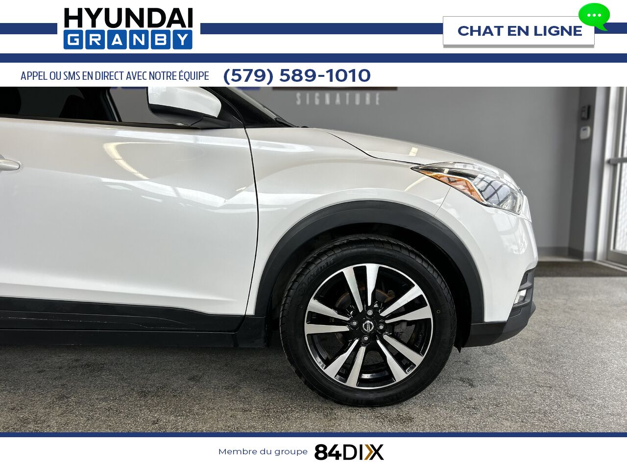 Nissan Kicks 2020 Blanc Granby - photo #8