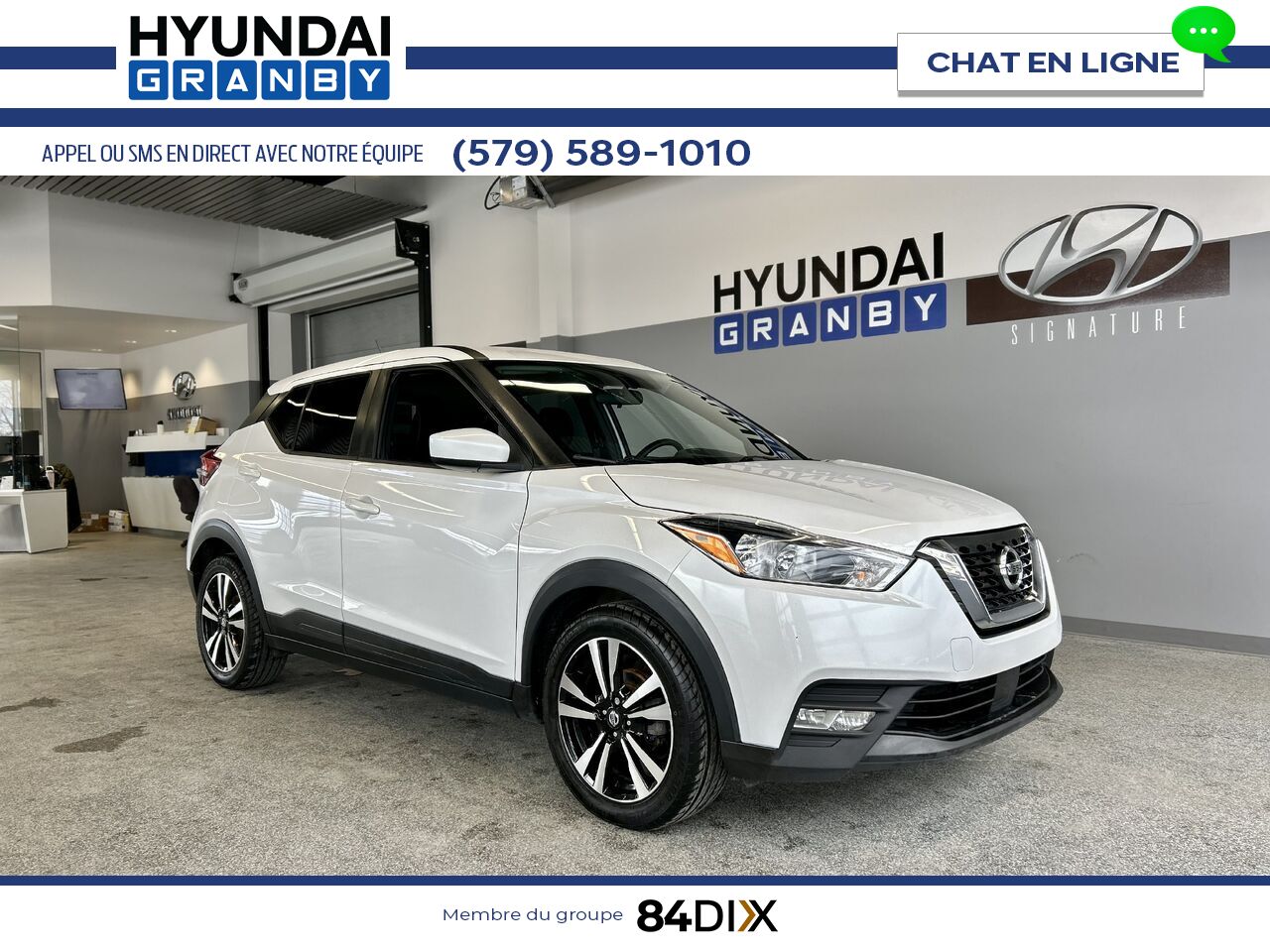 Nissan Kicks 2020 Blanc Granby - photo #0