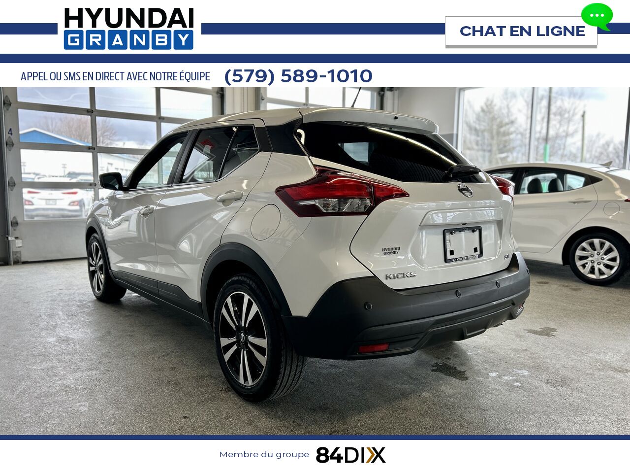 Nissan Kicks 2020 Blanc Granby - photo #4