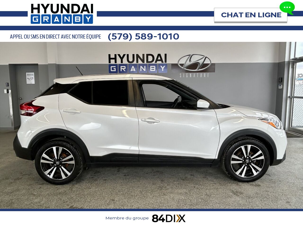Nissan Kicks 2020 Blanc Granby - photo #7