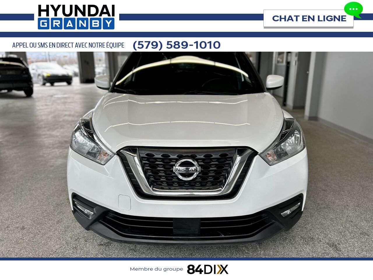 Nissan Kicks 2020 Blanc Granby - photo #2