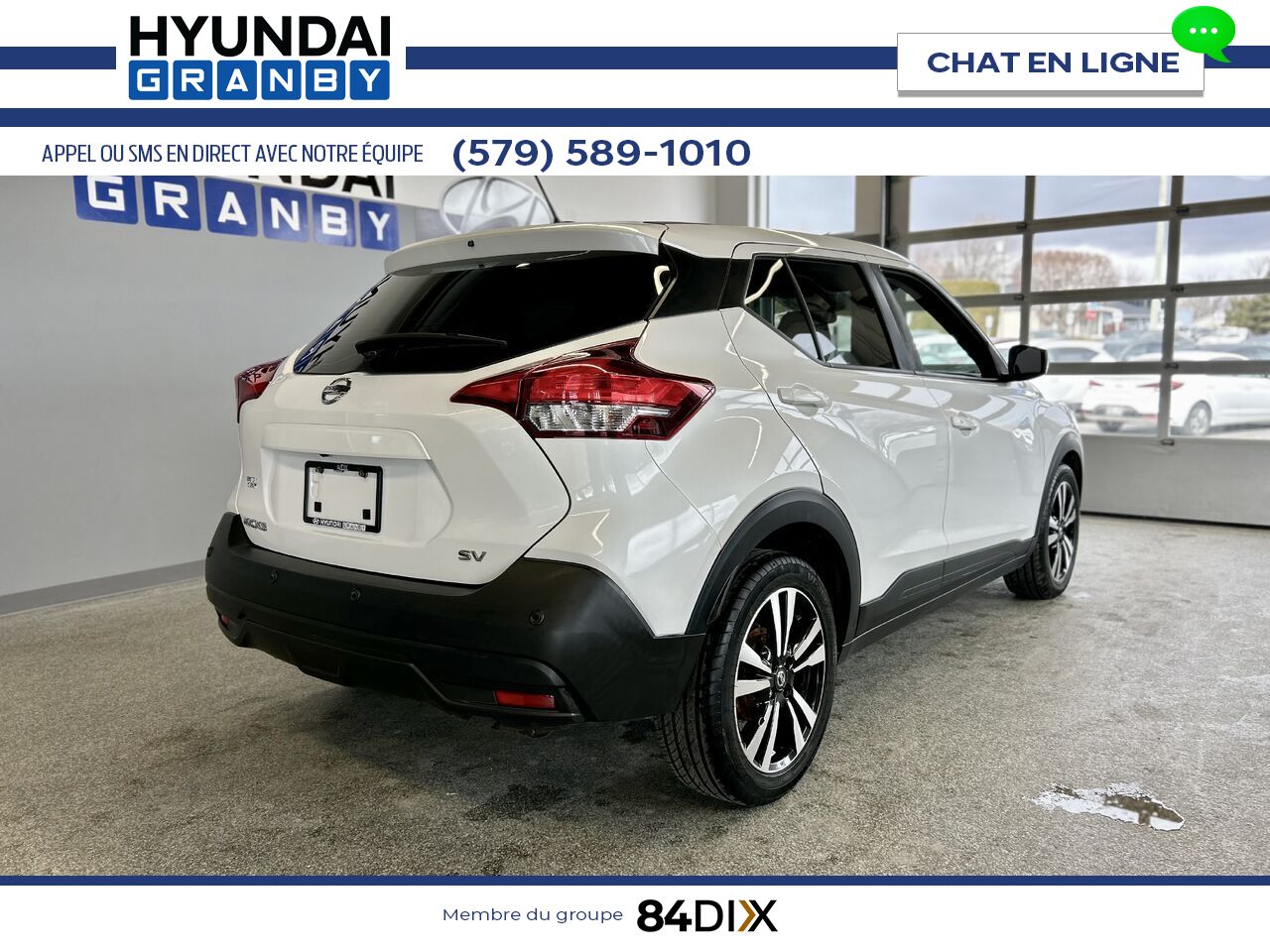 Nissan Kicks 2020 Blanc Granby - photo #6