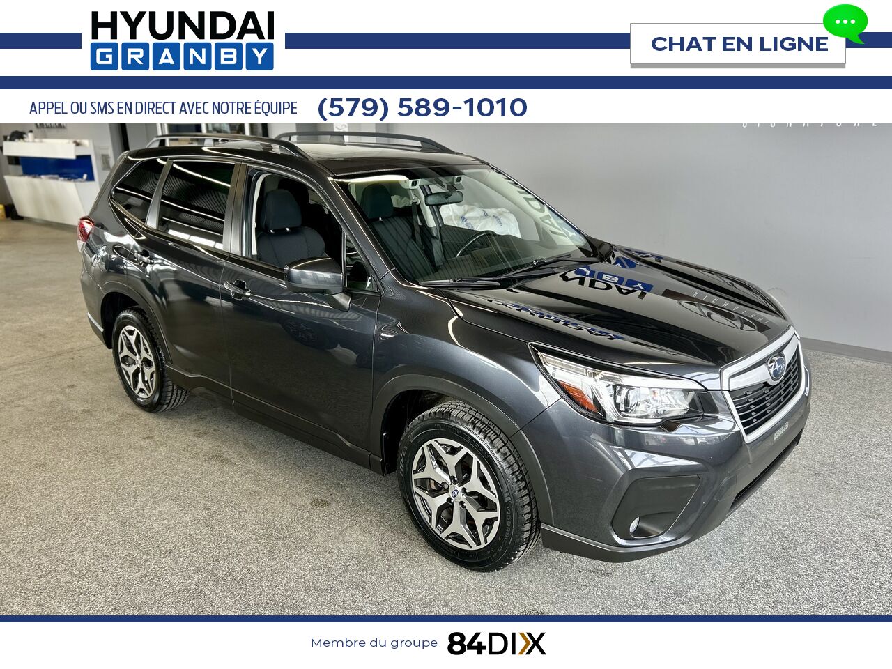 2019 Subaru Forester Blue Granby - photo #1