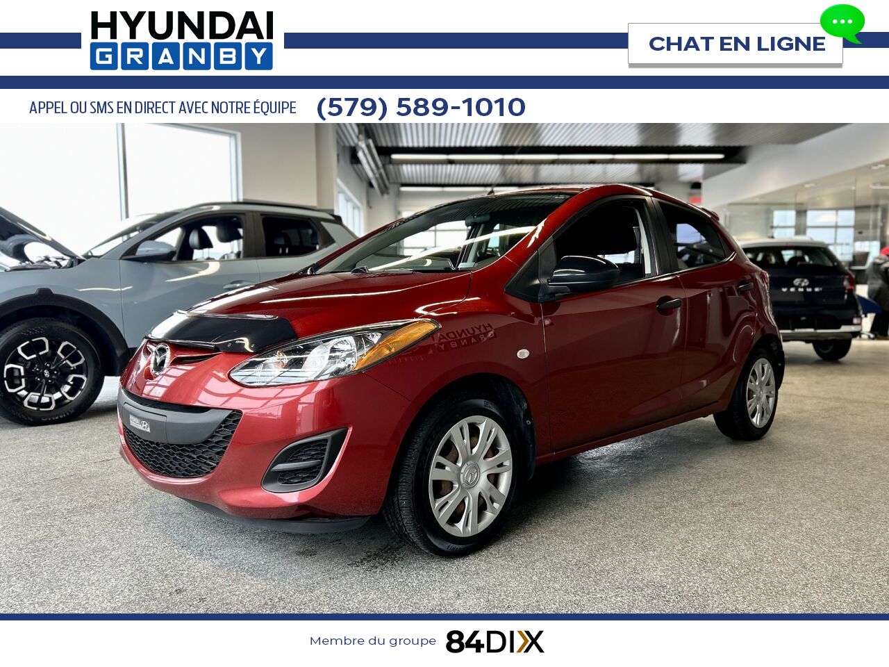 Mazda Mazda2 2014 Rouge Granby - photo #3